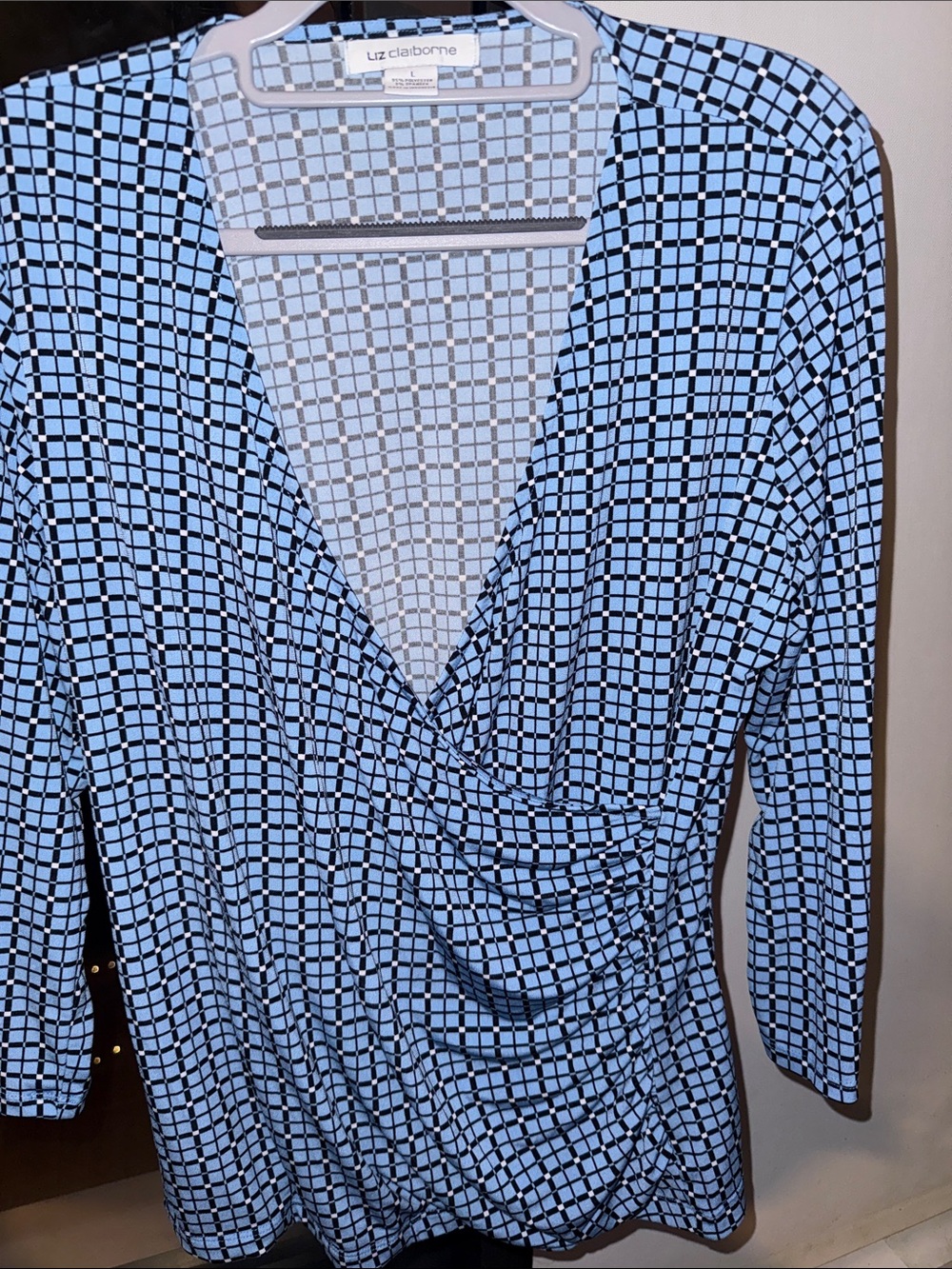 Liz Claiborne 3/4 sleeve blouse